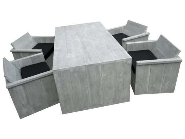 Terassengarnitur, Gartenmobel, Tisch and 4 Stuhle